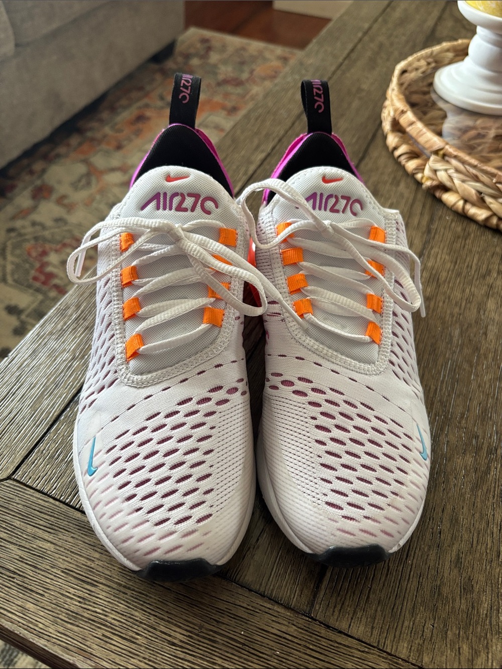 Nike Women’s Air Max 270 Fuchsia Dream Crimson - Picture 6 of 6